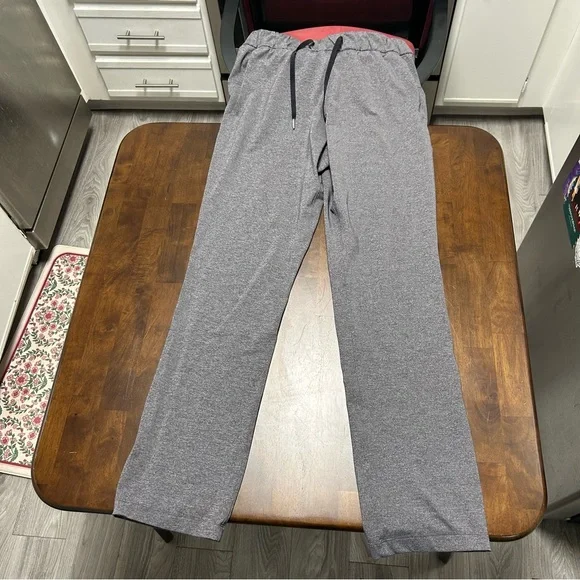 Lululemon On The Fly Pant Full Length 31” Size 8 Heathered Black - Picture 5 of 15